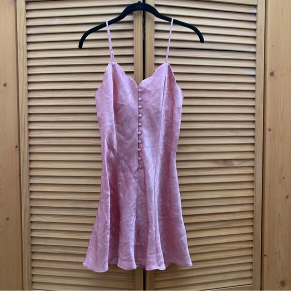 Vintage Victoria Secret Gold Label Mini Slip Dress Small - Picture 1 of 6